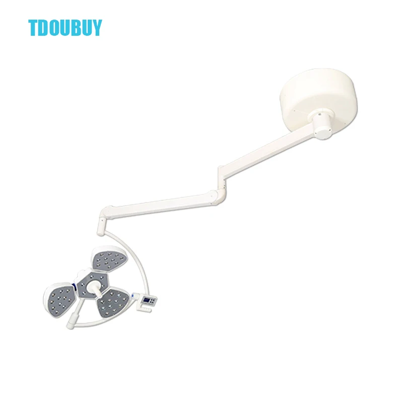 TDOUBUY Petal Surgical LED Ceiling Light - Shadowless Cold Light for Dental/Vet/Aesthetic Clinics, 90-230V Wide Voltage