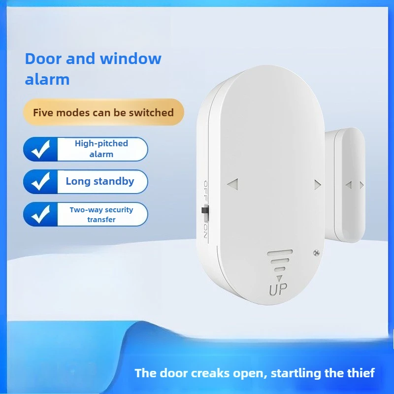 

Door Window Alarm, 120dB Loud Magnetic Sensor for Home Security, Easy Installation, Anti-Theft Alert Security Alarm System
