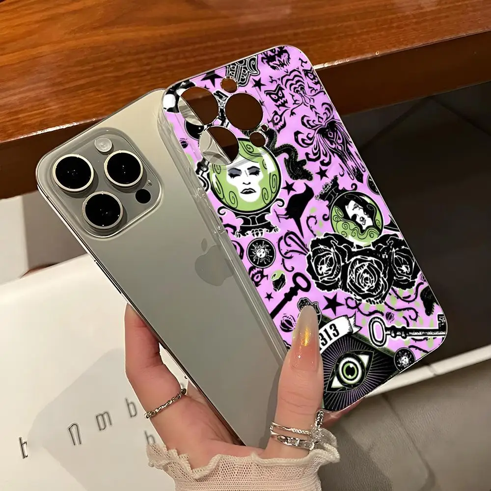 Haunted Mansion Phone Case for iphone 14Pro 15 16 11 12 14 Pro Max Mini Plus X XR XS SE2020 Transparent Cover