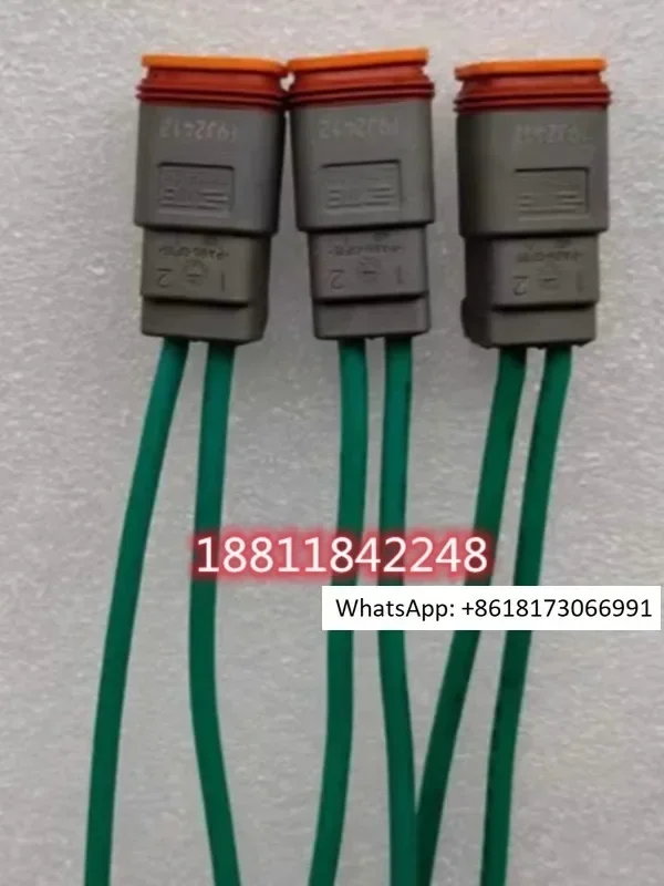 

1PC DT06-2S connector waterproof connector male and female docking car wire harness plug DT04-2P with half wave full wave S