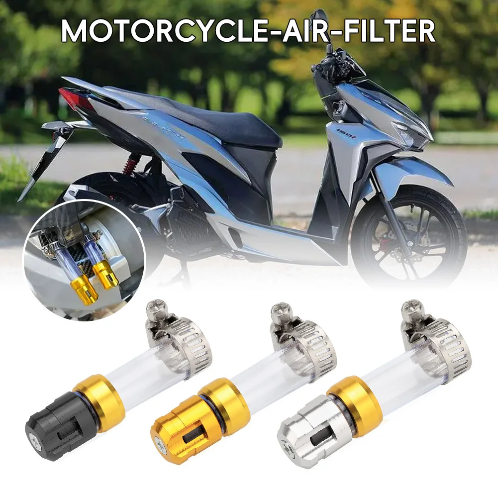 Motorcycle Air Filter Drain Tube Head From CNC Alloy For PCX150 PCX160 ADV150 ADV160 Aerox 155 Nmax V1 V2 Click 125i 150i