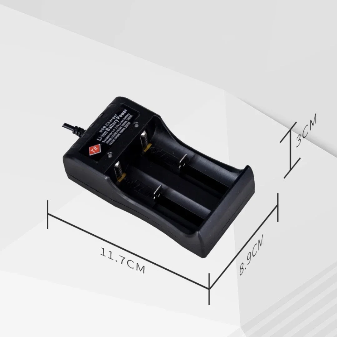 Uniwersalny akumulator z gniazdem 1/2 3.7V inteligentna szybka ładowarka USB do akumulatora litowo-jonowego NiMH 18650 26650 14500 17670 10400 18350