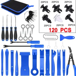 Auto Trim Removal Tool Kit Car Panel Door Window Dashboard Repair Tools Auto Clip Rivet Fastener Panel Trim Remover Pry Tool Set