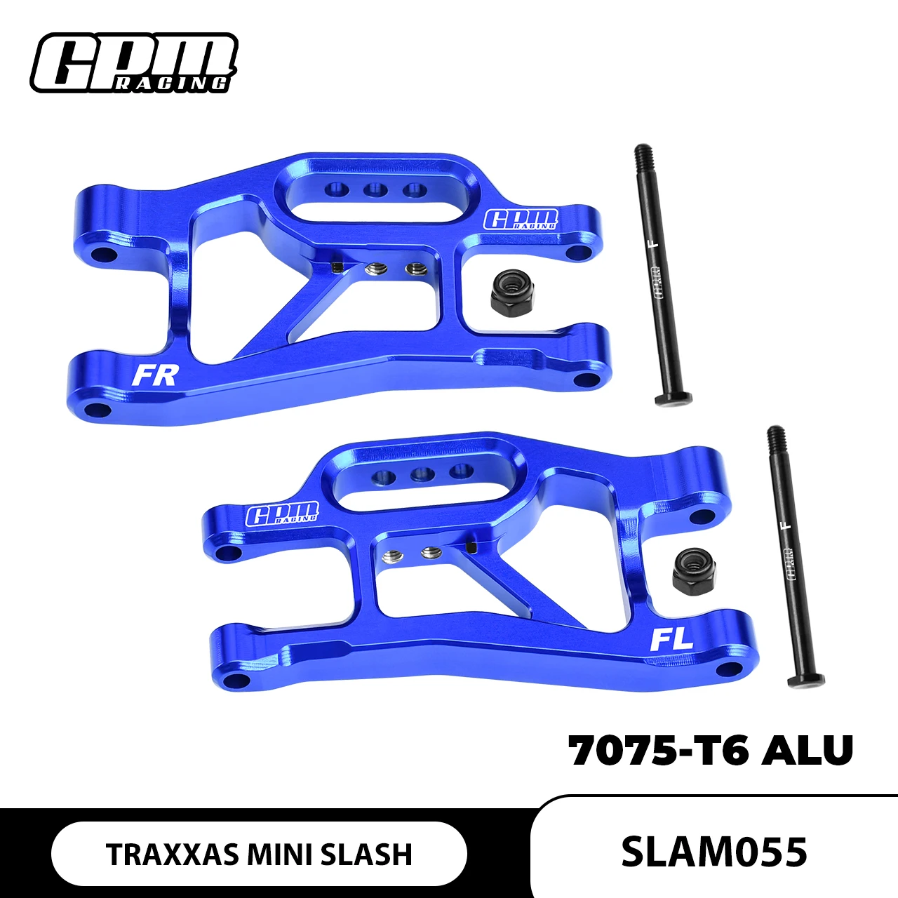 GPM 7075-T6 ALLOY FRONT LOWER SUSPENSION ARMS For TRAXXAS MINI SLASH 4X4-108164-1