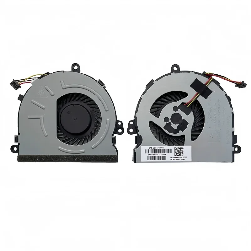 New Laptop CPU Cooling Fan Cooler For HP 15-DB 15-DX 15Q-DX 15T-DS TPN-C129 250 255 256/G7 TPN-C130 L20474-001