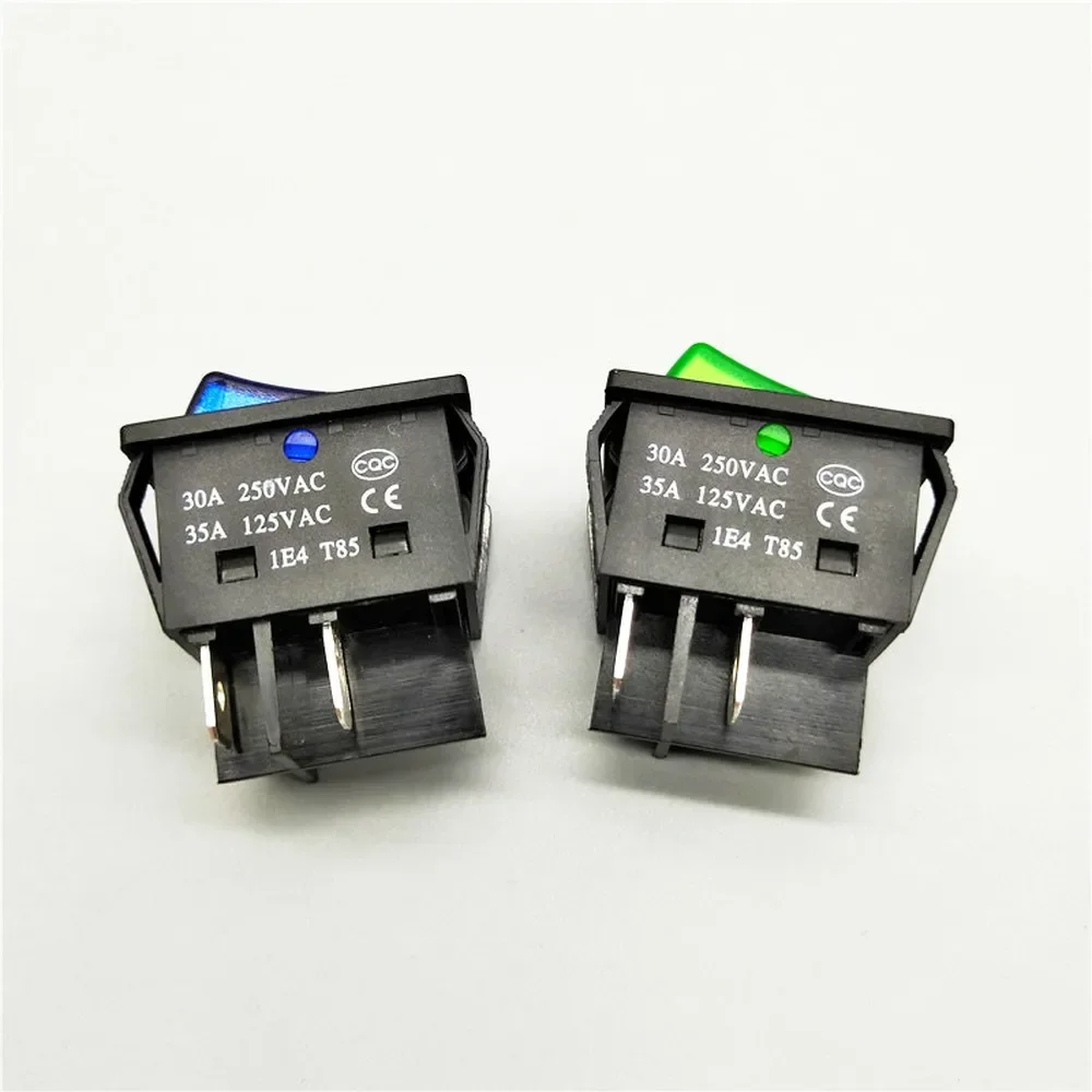 1pcs Kcd4 스위치 30A / 250V 16A / 250V 무거운 4 핀 T85 로커 스위치 12V 24V 110V 220V 380V 로커 스위치 선박 유형 스위치