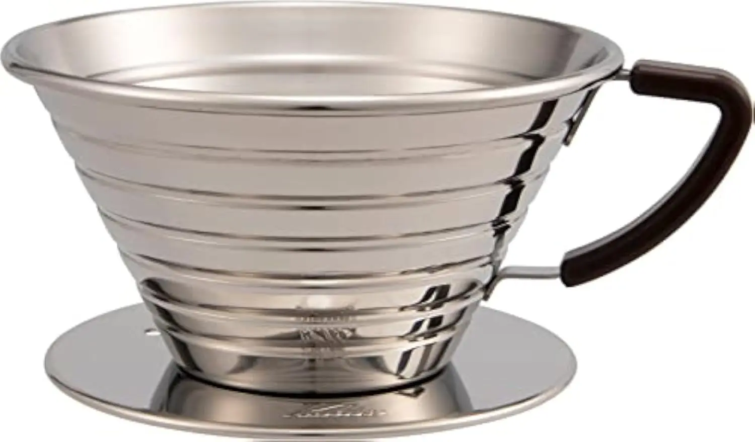 

Stainless Steel Coffee Dripper for 2-4 Cups, Wave Series, Made in Japan - Compact and Durable Design