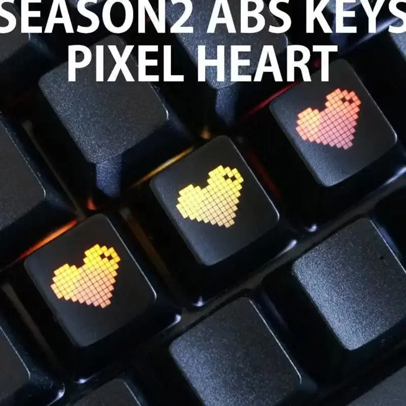 NPKC Red Black Novelty Keycaps ABS Backlit Key caps ESC WASD Arrow OEM Profile Key cap for Mechanical Keyboard Custom Keycap