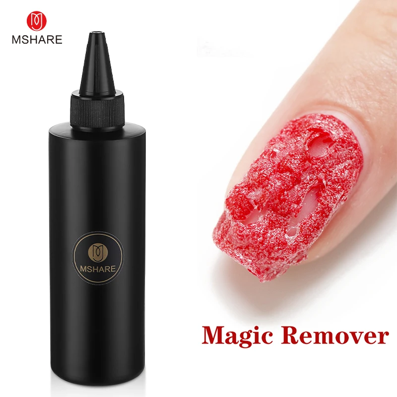 MSHARE Magic เจลเล็บ Remover Peel Off เจลระเบิด Crack กำจัดสำหรับ UV LED เจล