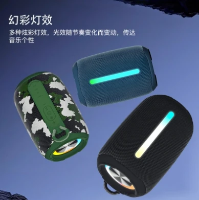 

Mini Stereo Bluetooth Speaker IPX6 Waterproof TF Card U Disk AUX FM Playback Mode Wireless HIFI Soundbox