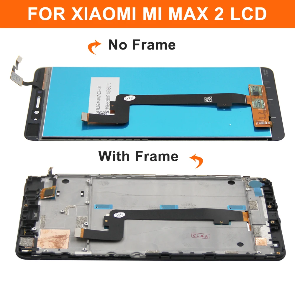 Per XIAOMI Mi MAX 2 Display LCD Touch Screen Digitizer Assembly sostituzione per Xiaomi Mi max2 parti di sostituzione dello schermo Lcd