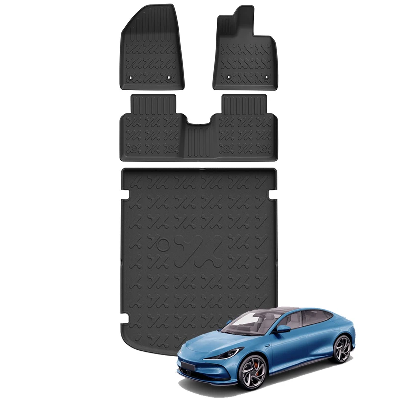 Car Trunk Mat For IM MOTORS L6/MG IM5 2026 TPE Floor Mats All Weather Anti-Slip Rear Trunk Pad Cargo Liner Anti Dirty Pads