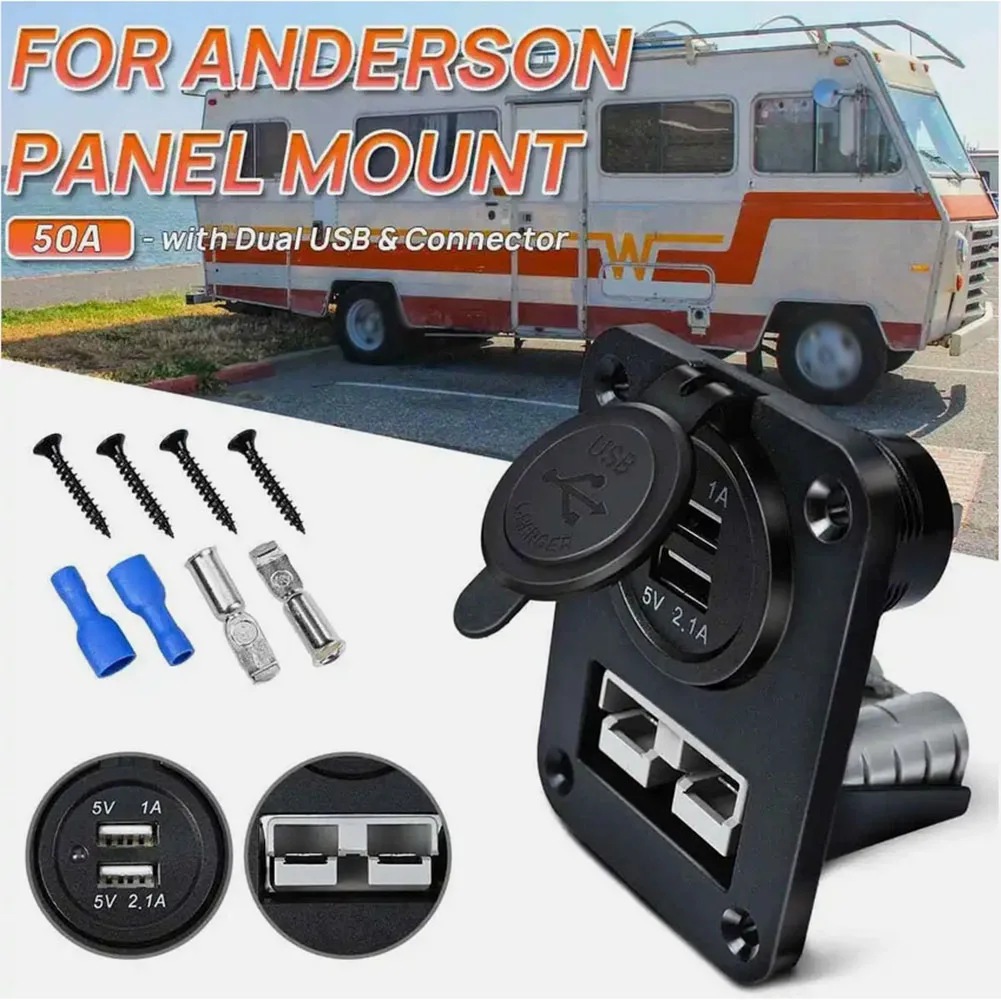 For Anderson Plug Connectors Solar Caravan Mounting Connectors For Trailers 50A For Anderson Plug Connectors Solar Caravan