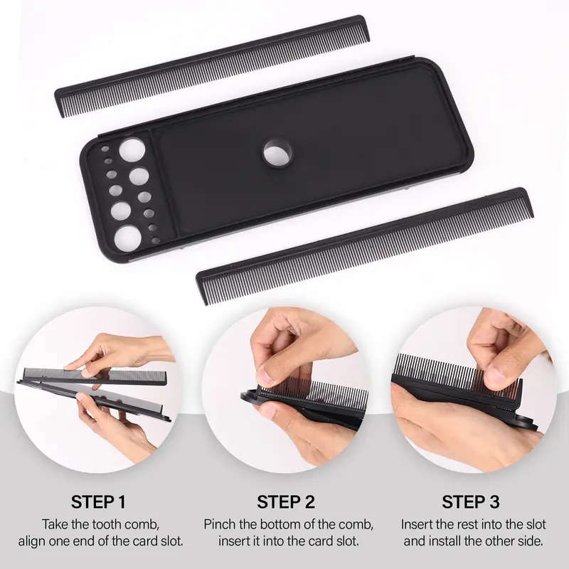 Double-Side Teeth Extension Display Tray Multifunction Hair Tray For Wig Stand Easy To Place Salon Hairdressing Styling Tool - Image 2