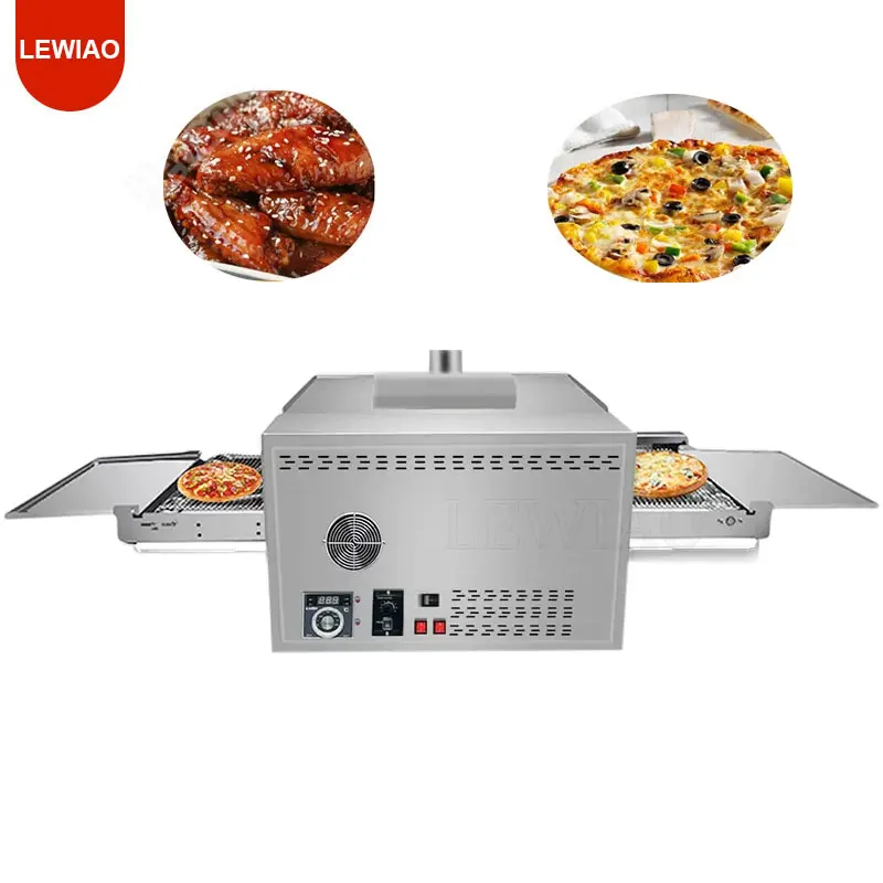 

Commercial Tunnel Conveyor Bakery Pizza Oven 12 Inch Kitchen Pizza Bread Electric Cake Baking Oven For Bakery Equipment