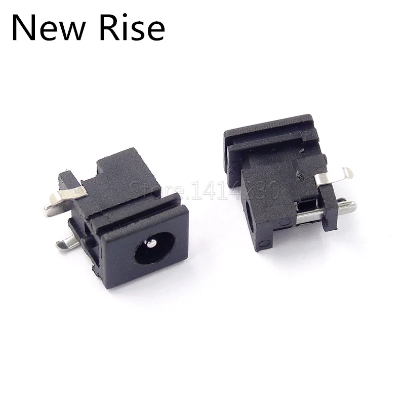 10PCS Horizontal DC Power Socket DC-039 5.1x1.65mm 3Pin DC Charging Port 5.1*1.65mm DC00390