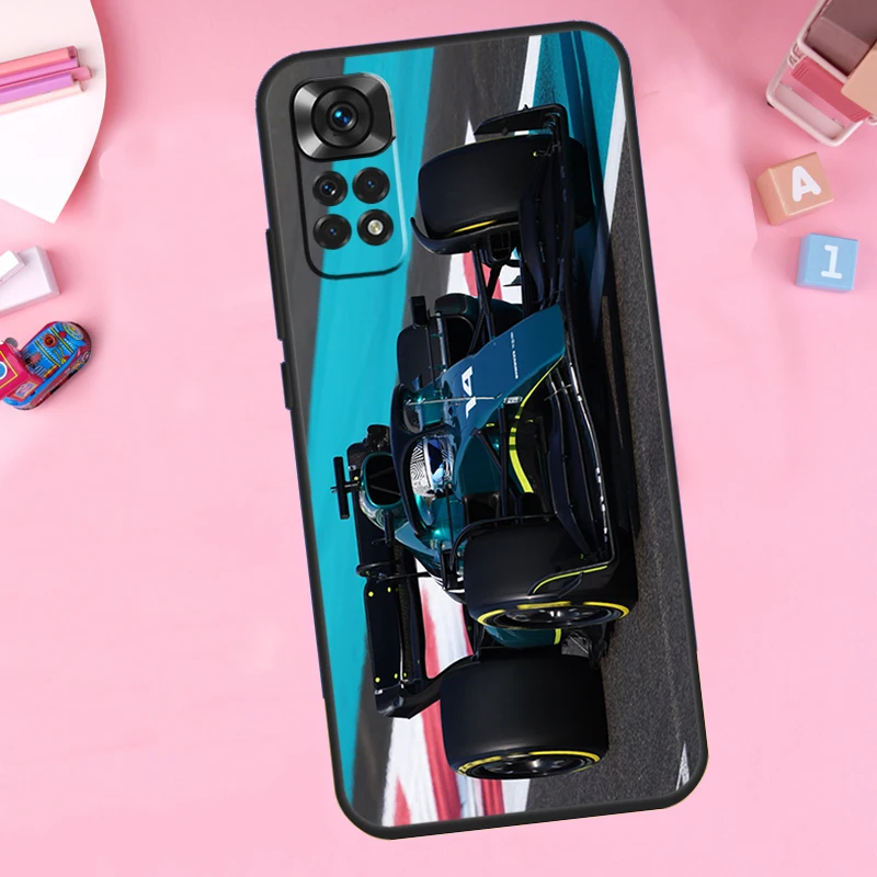 F1 Racing Fernando Alonso Case For Xiaomi Redmi Note 11 8 9 10 Pro 12 Turbo 8T 9S 10S 11S 12S Redmi 12C 10C 9C Cover