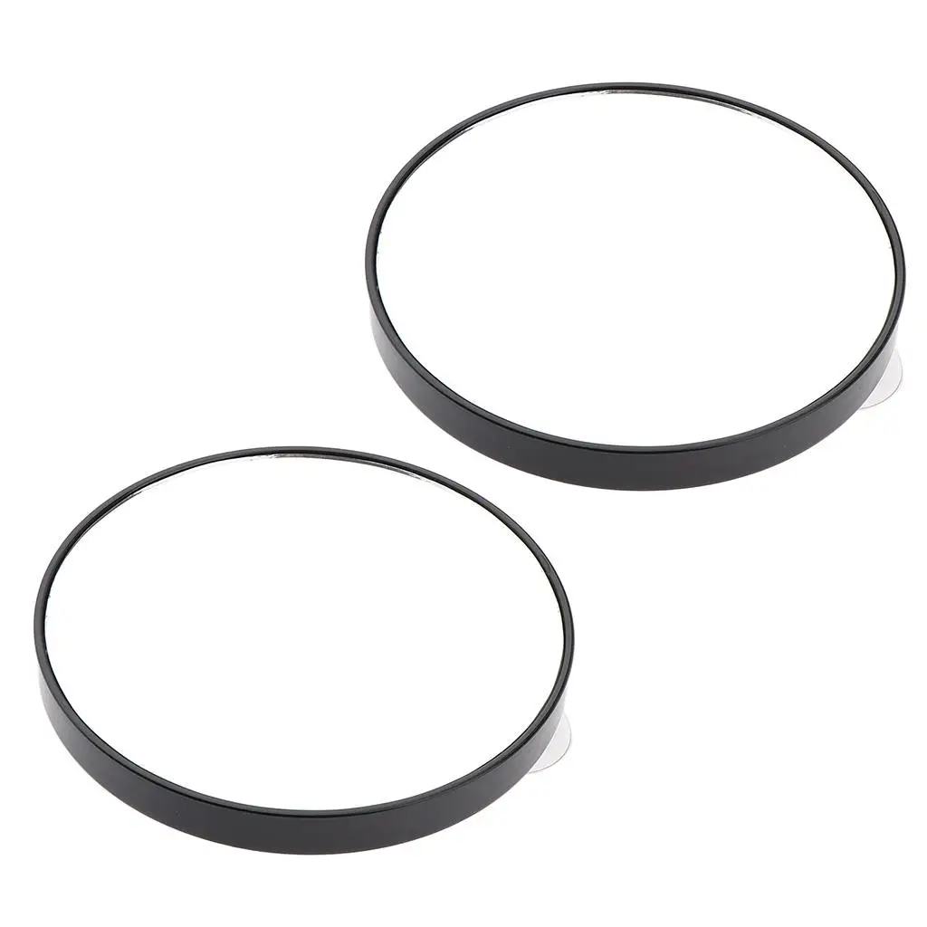 2 Pieces 15X Magnifying Mirrors - Round Suction Cup Makeup Mirrors for Makeup Application