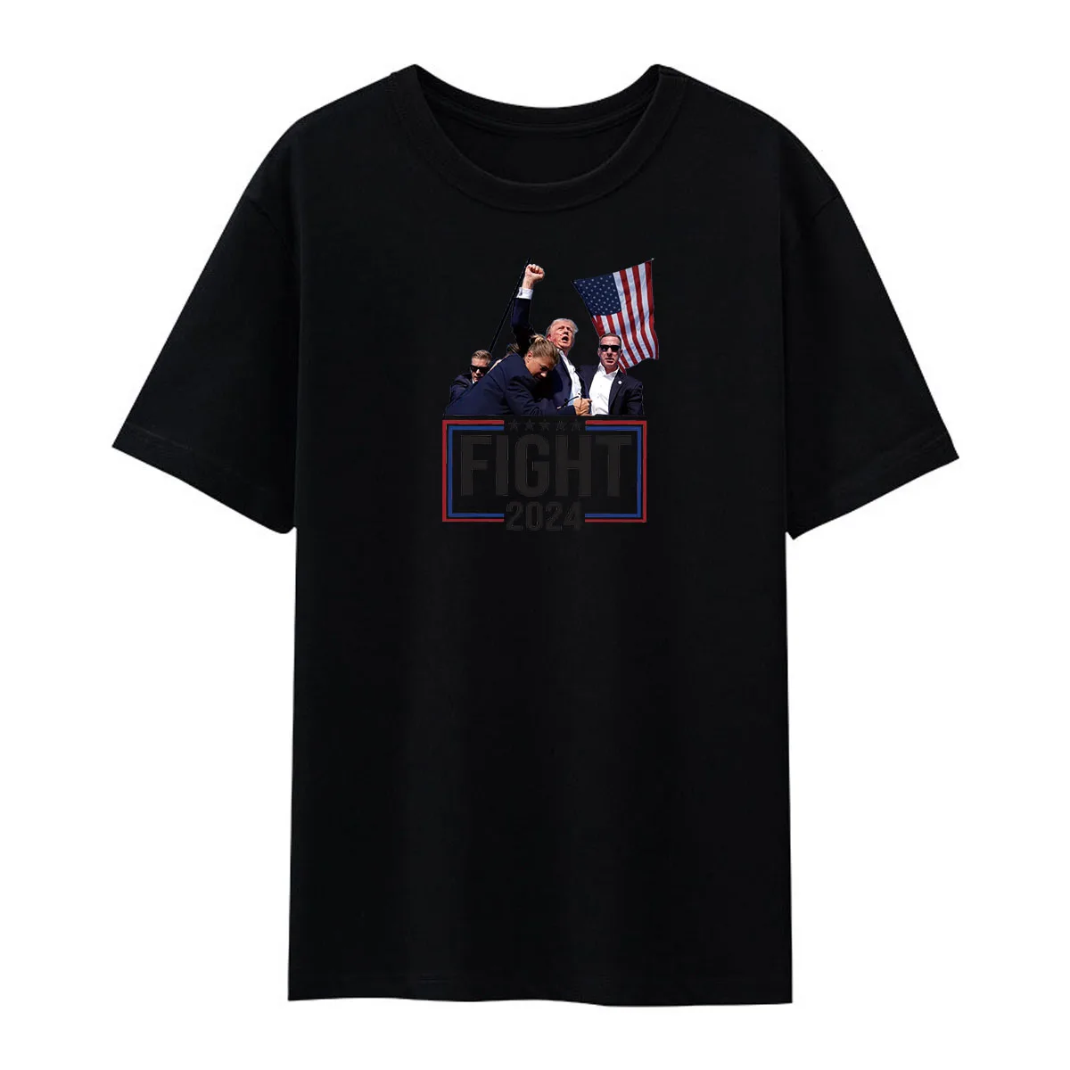 T-shirt à manches courtes imprimé Donald Trump pour hommes, Économie drôles, décontracté, col rond, haut polyvalent, été, 2024, ning2024