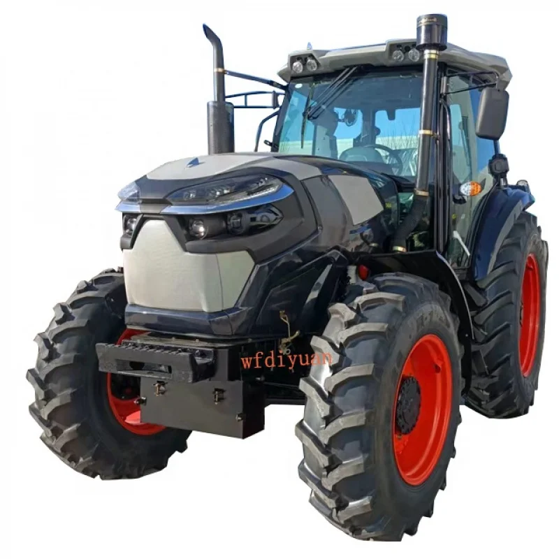 China: 2024 nova entrega rápida de alta qualidade preço de fábrica da china mini trator agrícola 4x4 para agricultura com carregador frontal