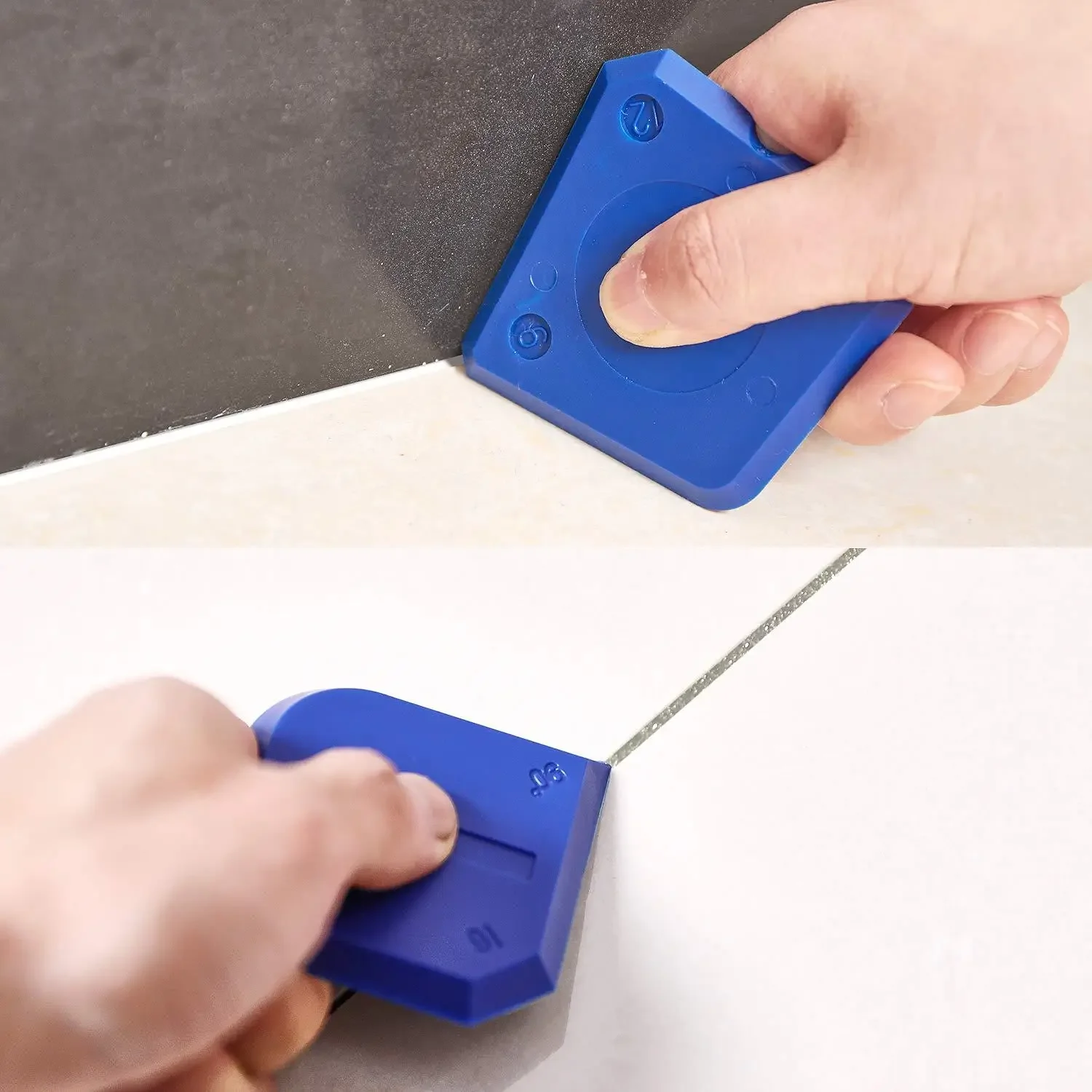 4pcs Silicone Glass Cement Scraper Sealant Grout Remover Tool Home Finishing Caulking Tools Cleaning Hand Spatula