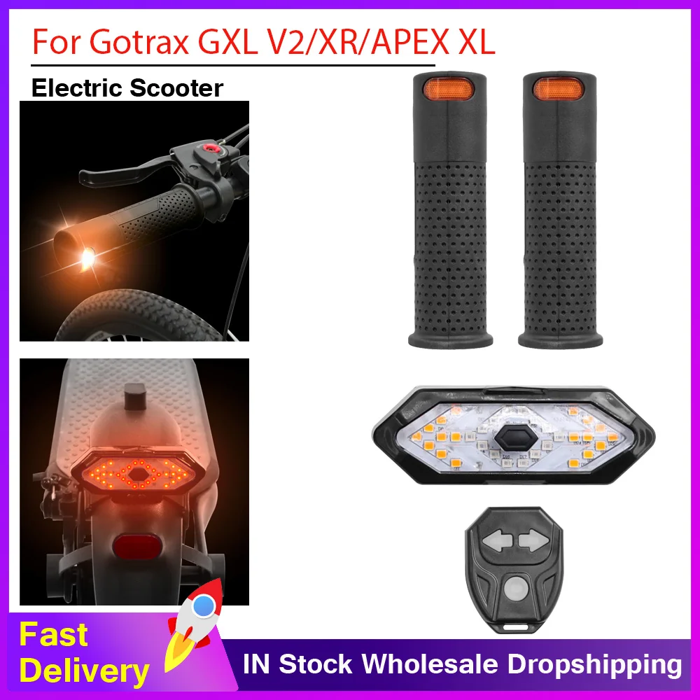 

Handlebar Turn Signal Lights for Gotrax GXL V2/XR/APEX XL/Rival/XR for Hiboy S2/S2R Electric Scooter Fender LED Warning Light