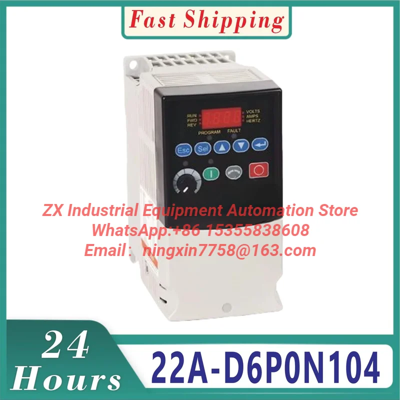 100% brand new, original, DC drive 22A-D6P0N104, 4AC, 480VAC, 3PH, 6A, 2.2kW, 3HP, IP20