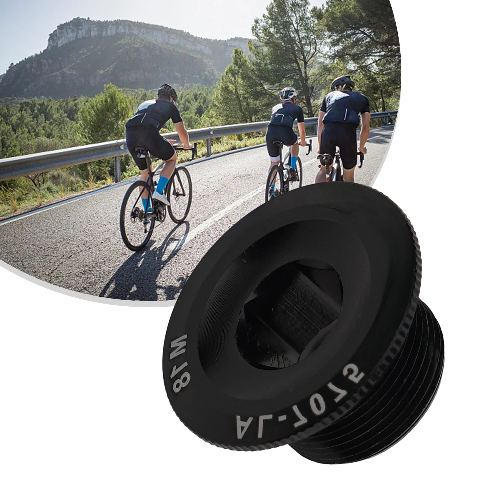 

1pcs M15/M18/M19/M20 Bicycle Crank Screws Crank Arm Fixing Bolt BB Central Axis Screw Crankset Nut Cover Cap For MTB Road Bike