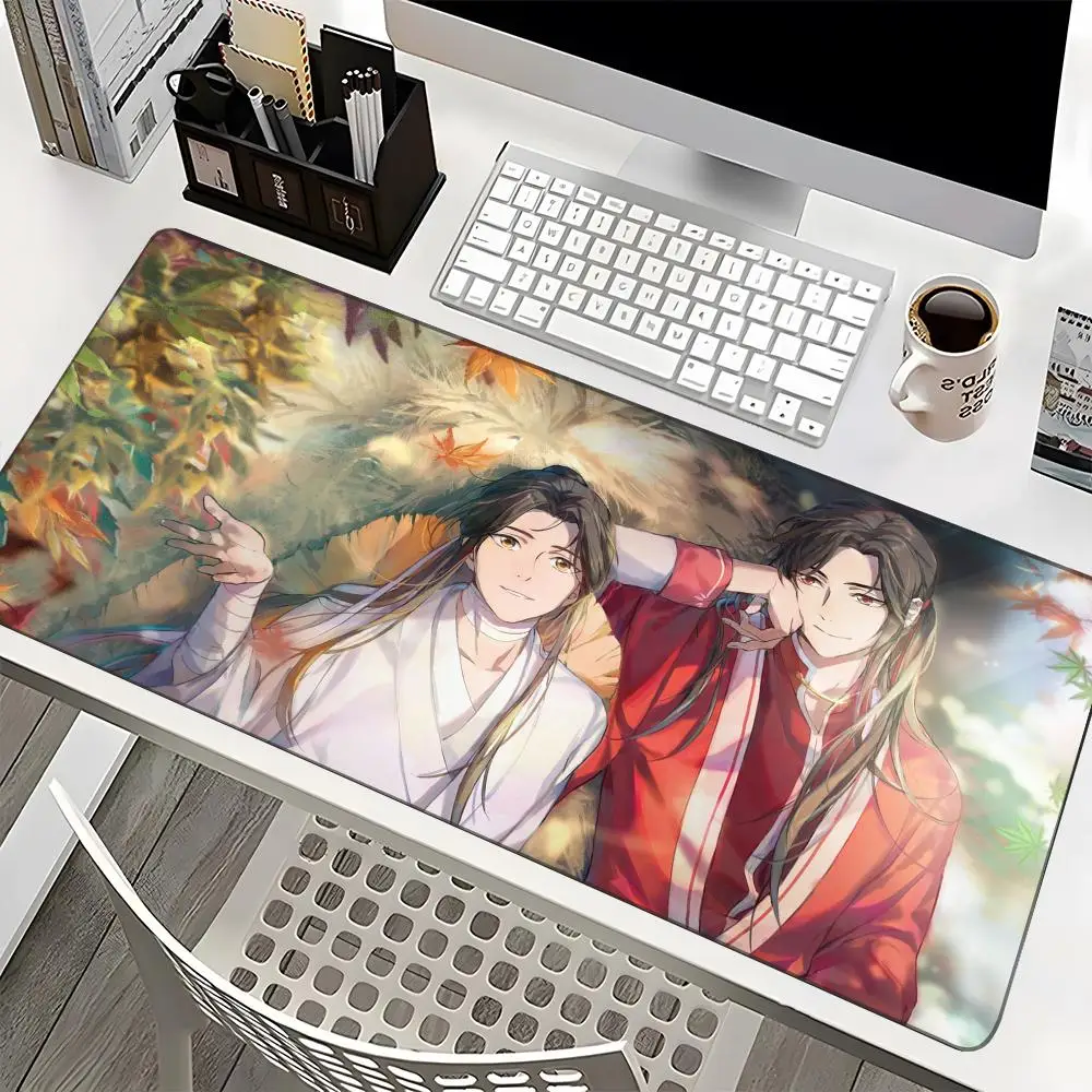 Heaven Official's Blessing Mouse Pad Gaming Mouse Pad  600x300mm Black Desk Mat Big Mousepad Gamer XXL cartoon Carpet Mats