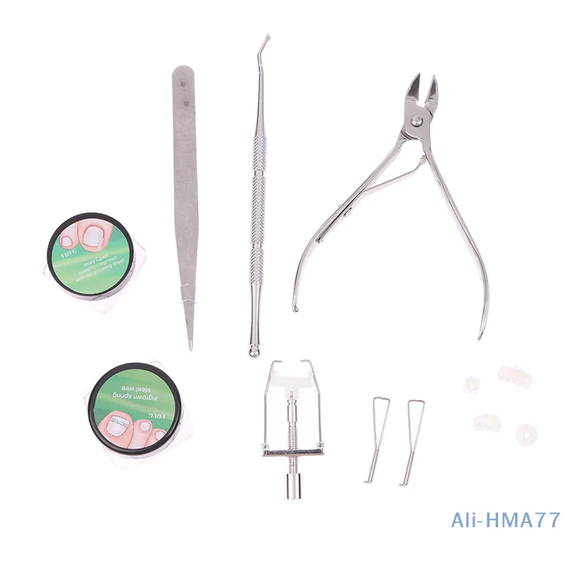 مجموعة أدوات مصحح أظافر القدم ، استعادة باديكير ، علاج أظافر أصابع القدم المضمّنة ، تصحيح أظافر نام نام احترافي ، العناية بالقدم