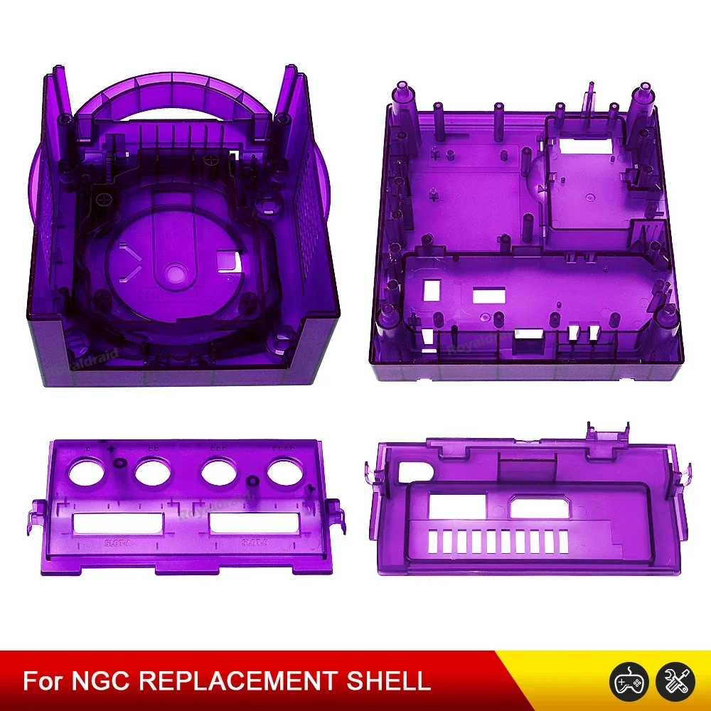 NEUE 6 CLORS Für Gamecube NGC Ersatz Shell Transparent Fall für Gamecube NGC GC Spielkonsole DOL-101/DOL-001 Dropshipping – Detail 30