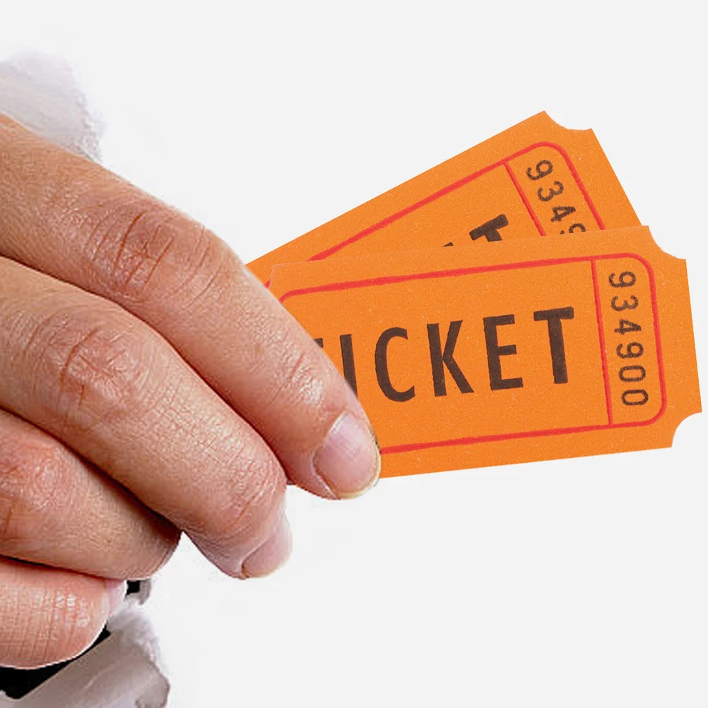 400 Pcs Raffle Tickets Party Supply for Concert Labels Paper Single Entrance Lottery