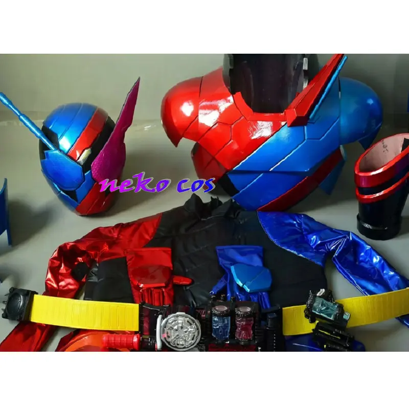 

Маска-шлем Kamen Rider Build RabbitTank Sparkling (только маска) из смолы для косплея, индивидуальный размер, без брони.