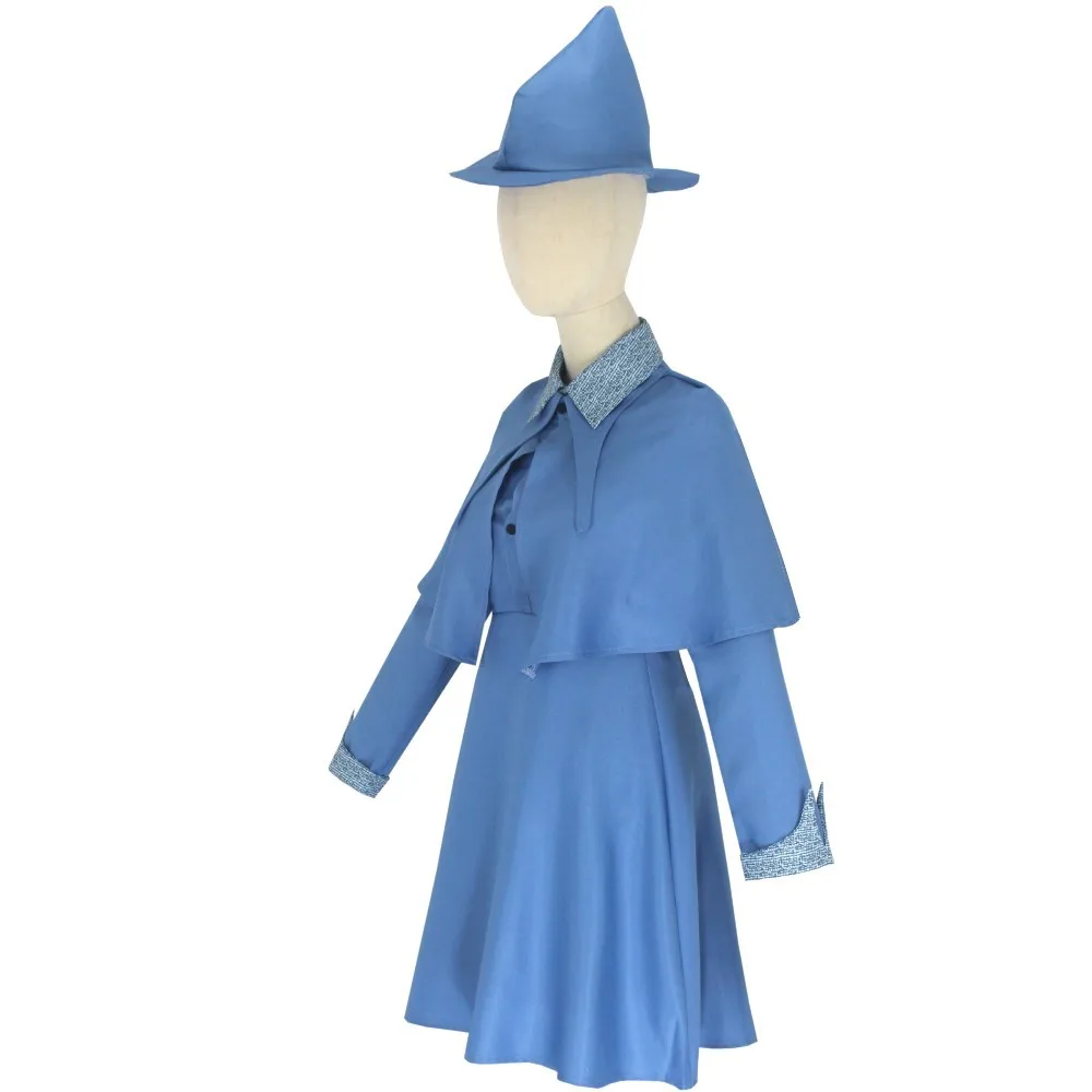 Magic Wizard School Witch Fleur Isabelle Delacour Cosplay Costume Beauxbaton Uniform Adults Women Suit Halloween Party