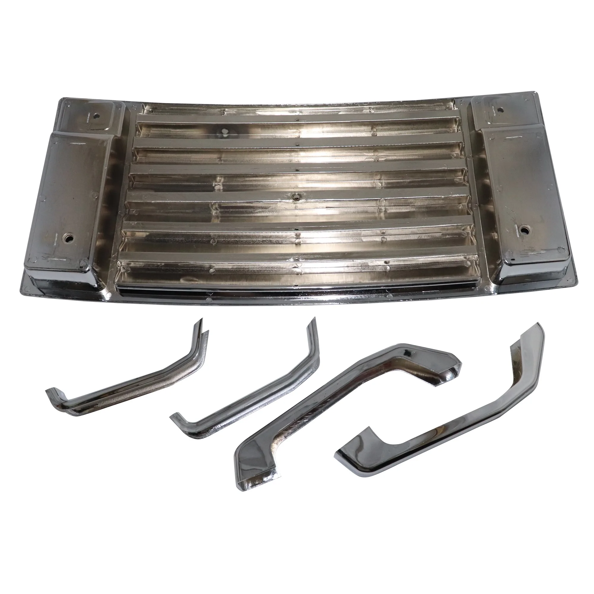 Chrome Plating Hood Air Vent Grille Panel Cover For Hummer H2 2003-2009 | Front Hood Vent Grille Insert Trim, Direct Fit