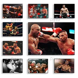 Famous Boxing King Mike Tyson Vintage Fashion Posters Canvas Painting and Prints Wall Art HD Picture for Bedroom Wall Home Decor