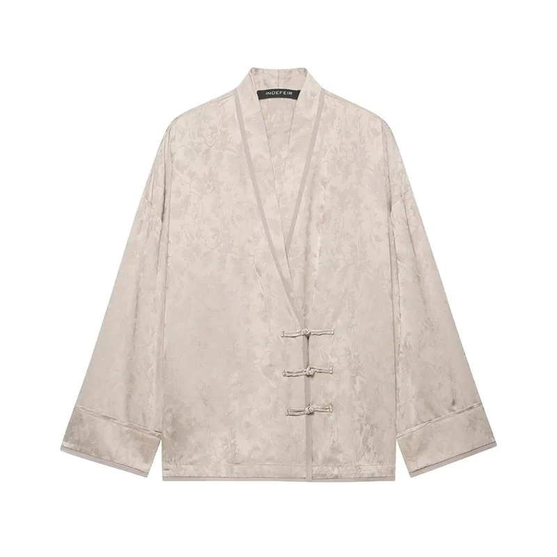 NINE ZAR Women's Fashion Suit Set Long Pants Floral Embroidery Double-breasted Jacket Autumn Spring Summer Winter Collection