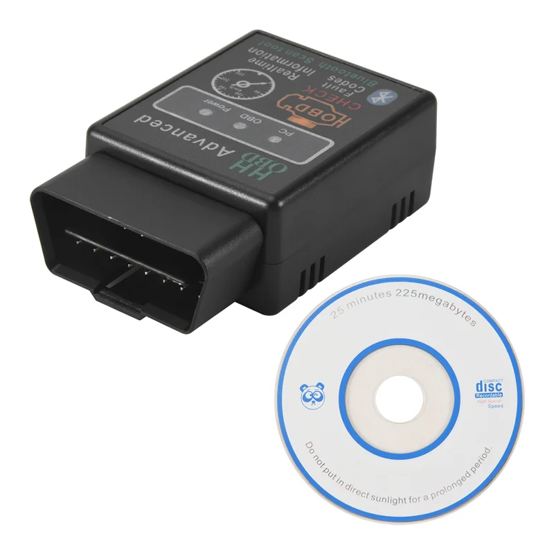 OBD ELM327 CAN BUS Check Engine Car Bluetooth Auto Diagnostic Scanner Tool OBD2 OBDII Interface Adapter For Android PC-AB36