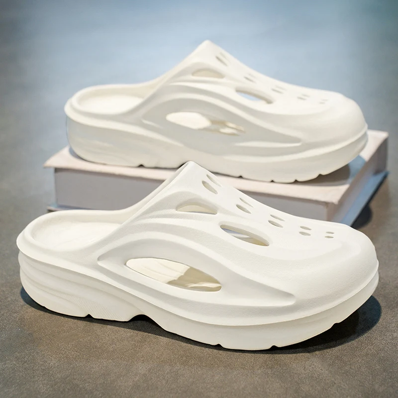 

2025 уличные мужские спортивные тапочки для восстановления Thi Bot, увеличивающие противоскользящие удобные сандалии, дышащие или впитывающие воду...