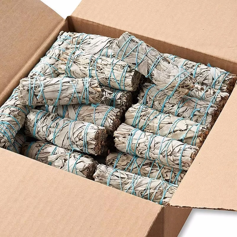 

Набор палочек из натуральной белой шалфеи 10,5 см, чистые листья, для йоги, очищения дома, исцеления, медитации, окуривания