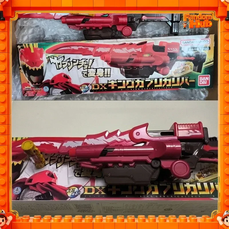 Genuino Bandai Ohsama Sentai King-Ohger Dx Crimson Gaburiber - Gaburiblade y dragón Gaburiblade juguete regalo para fanáticos