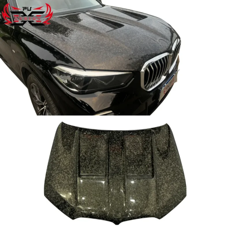 

High Quality Forged Carbon Fiber Hood Engine Hood Cover for BMW X6 G06 LCI Thunder Edition Hood Car Accessories