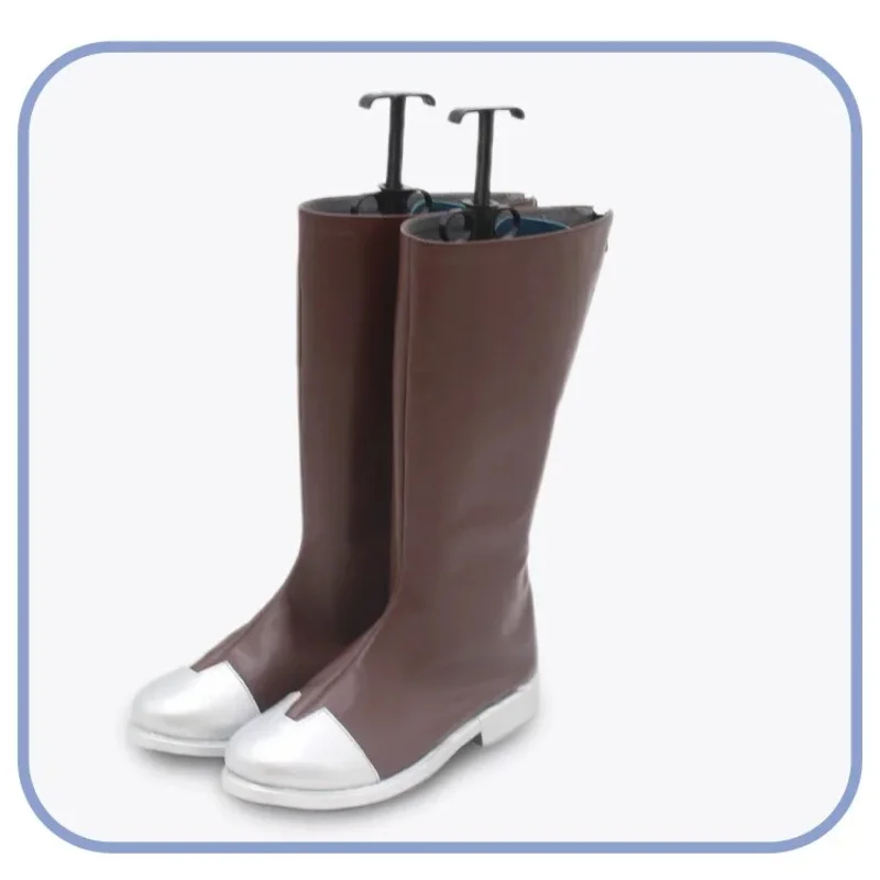 

2025 11 Arcane Ekko PU Leather Shoes Halloween Carnival Boots Cosplay Prop Custom Made