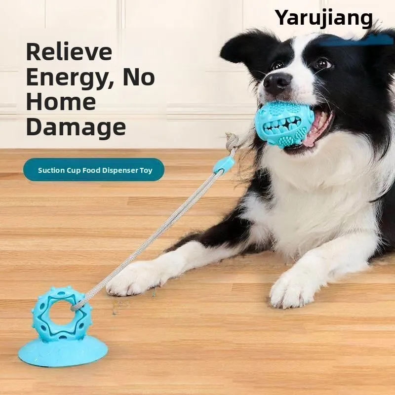 

Dog Toy Suction Cup Feeder Large Dogs Small Dogs Tug of War Boredom Buster Pet Toys Plush Dolls Fabric Toys Interactive Rotation