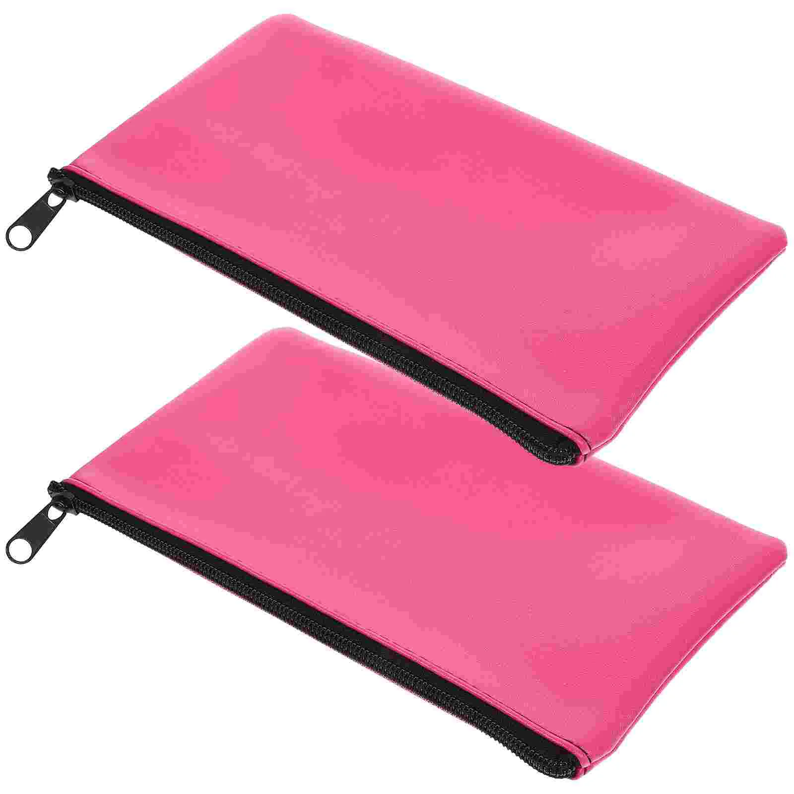 2 Pcs Storage Bag Travel Miss Wallets Organizer Bags for Traveling Money Pouches Cash with Zipper Zippered Organization