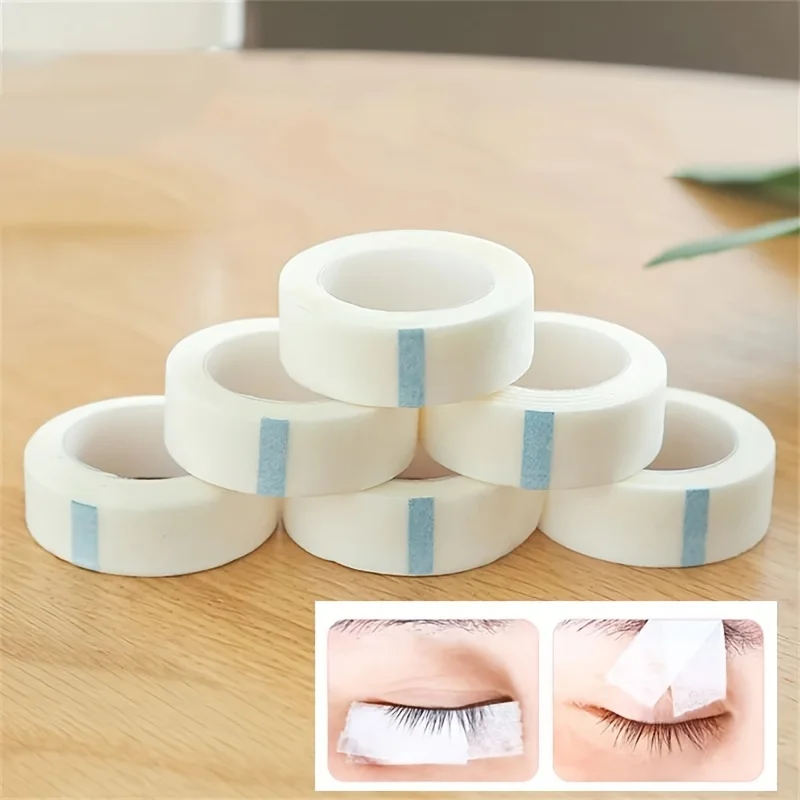 New 3/5/10PCS White Tape Eye False Lashes Patch Breathable Medical Paper Tapes Eyelash Extension Lint Eyelid Sticker 9M*1.25CM