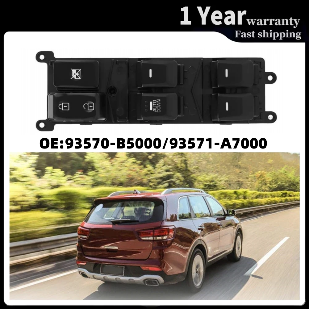 For Kia Forte Cerato K3 2014 2015 2016 2017 Master Window Switch Regulator Button 93570-B5000 93571-A7000 93570B5000 18 Pins