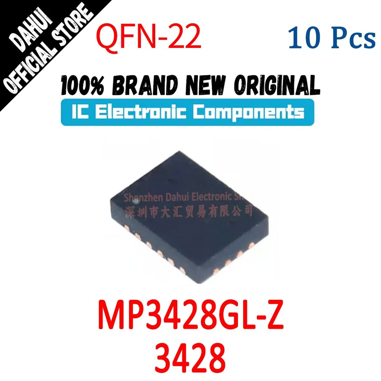 (10piece)100% New MP3428GL-Z MP3428GL MP3428 3428 QFN-22
