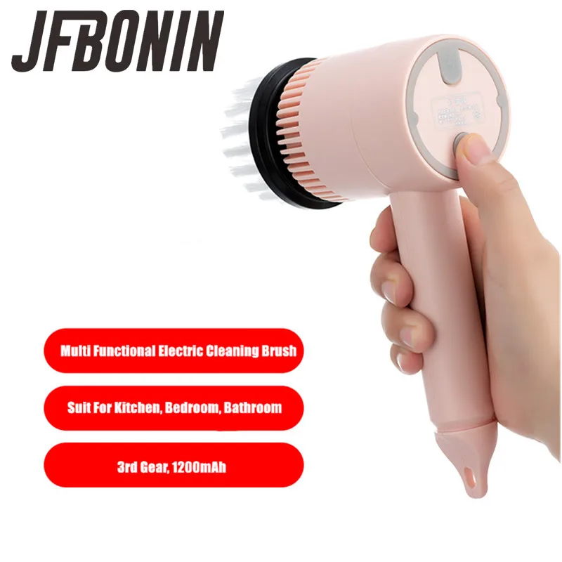 2025 多機能ワイヤレス電動クリーニングブラシ家庭用トイレクリーニングツールハンドヘルドキッチンクリーニングブラシ