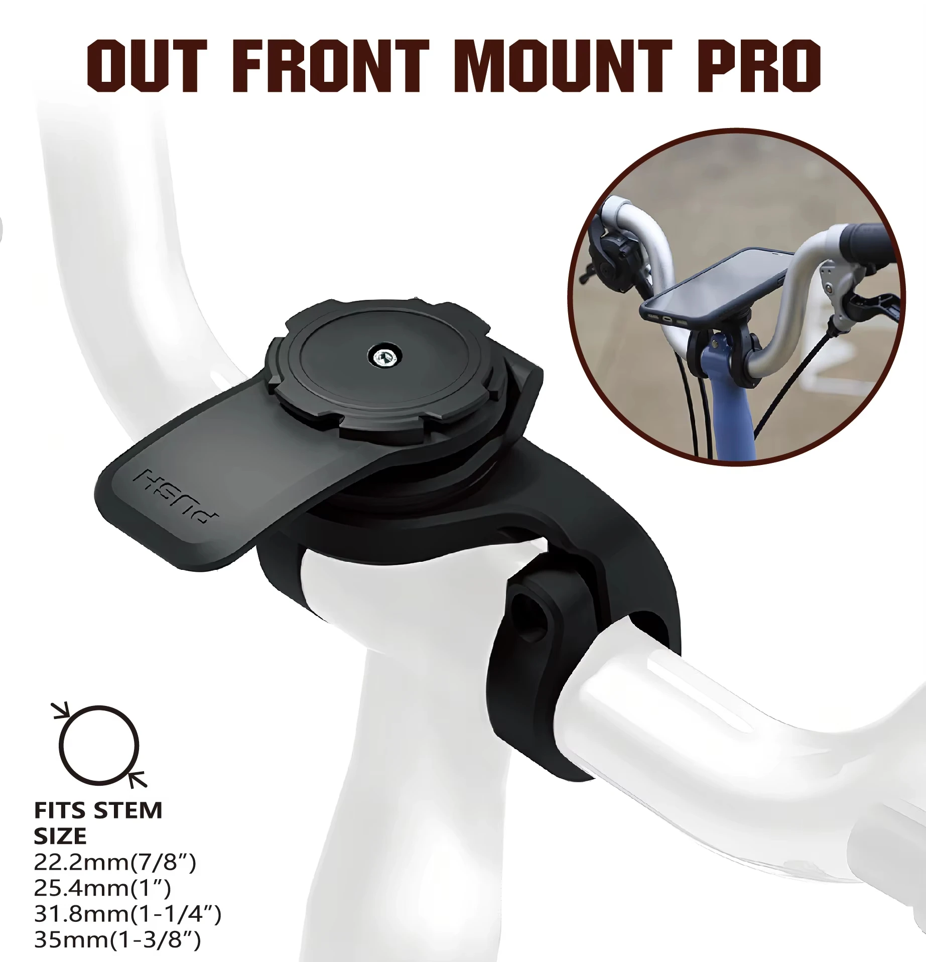 Anti Shake Bike Phone Holder Motorcycle Mount Auto Locking Quick Release Attach/Detach Navigation Bracket Bicycle Universal